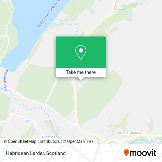 Hebridean Larder map