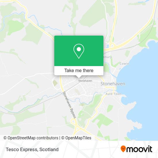 Tesco Express map