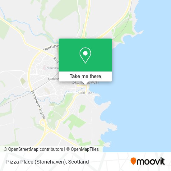Pizza Place (Stonehaven) map