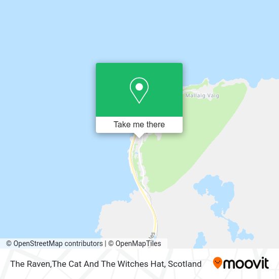 The Raven,The Cat And The Witches Hat map