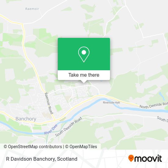 R Davidson Banchory map