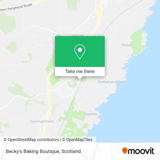 Becky's Baking Boutique map