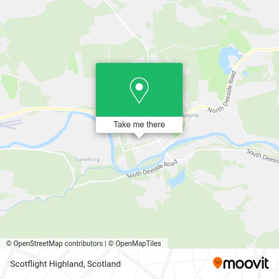 Scotflight Highland map