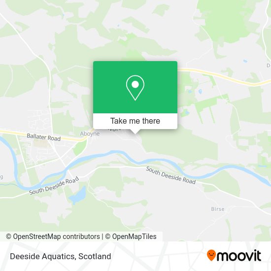 Deeside Aquatics map