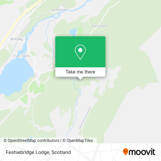 Feshiebridge Lodge map