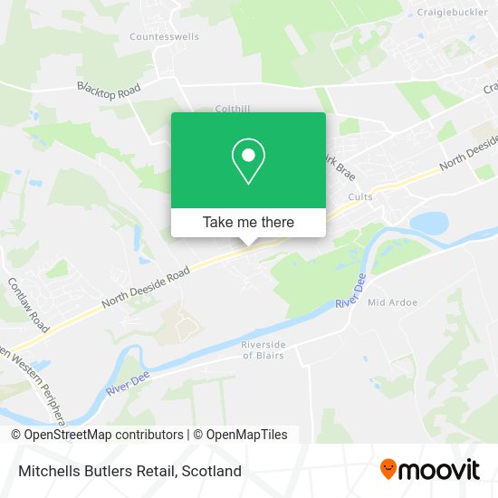 Mitchells Butlers Retail map