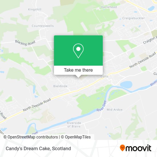 Candy's Dream Cake map