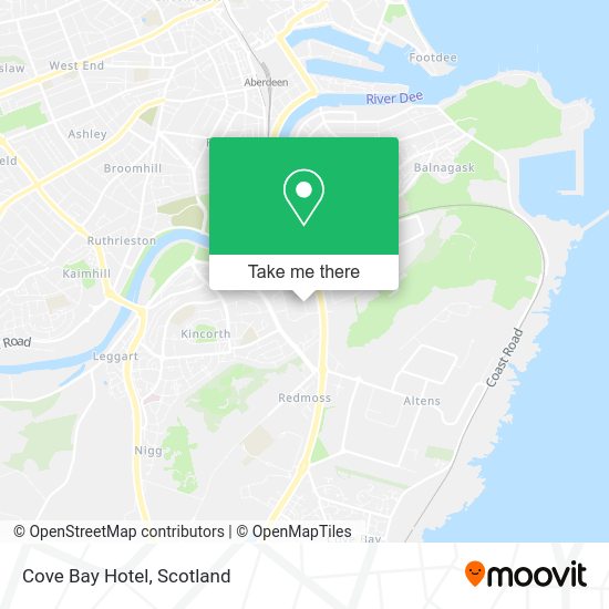 Cove Bay Hotel map
