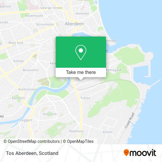 Tos Aberdeen map