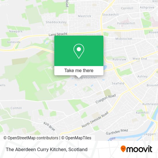 The Aberdeen Curry Kitchen map