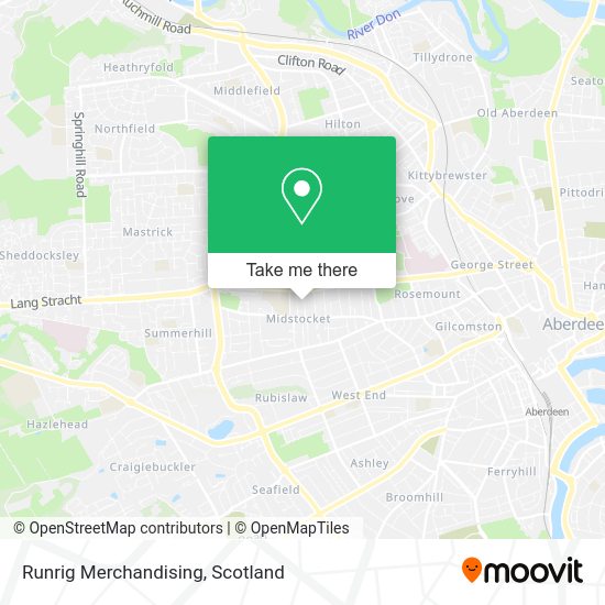 Runrig Merchandising map