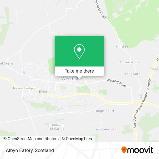 Albyn Eatery map