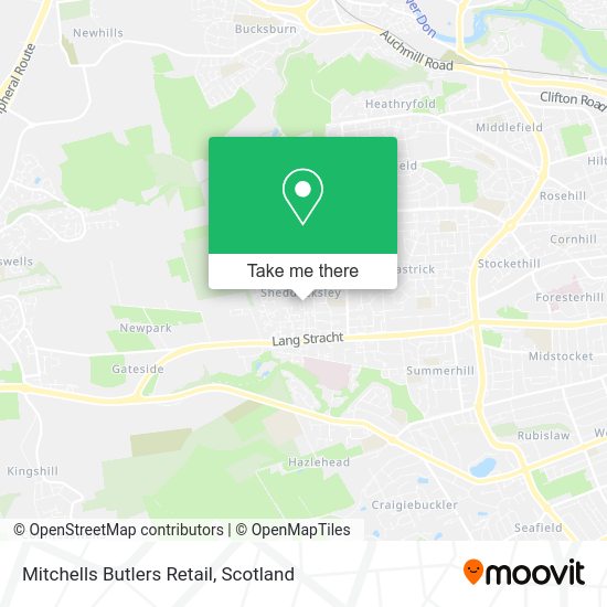 Mitchells Butlers Retail map