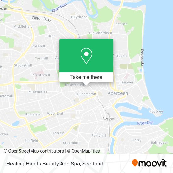 Healing Hands Beauty And Spa map
