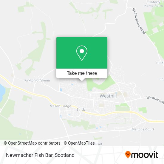 Newmachar Fish Bar map