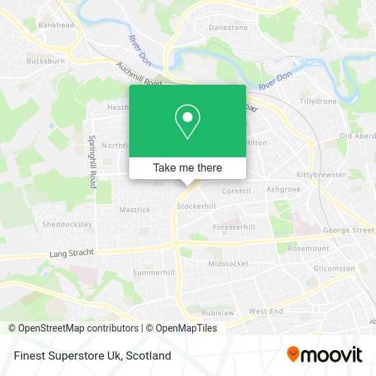 Finest Superstore Uk map