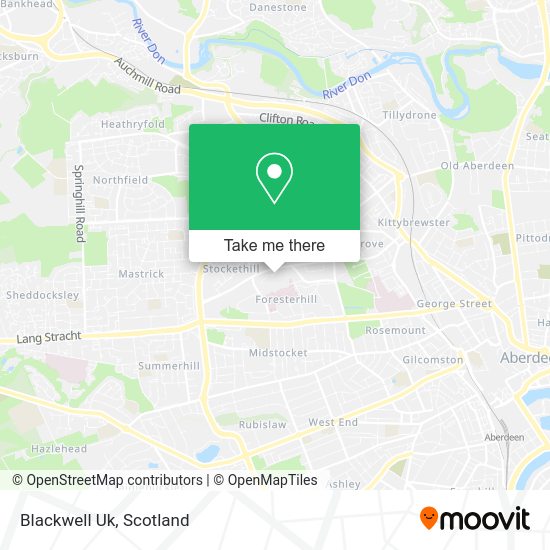 Blackwell Uk map