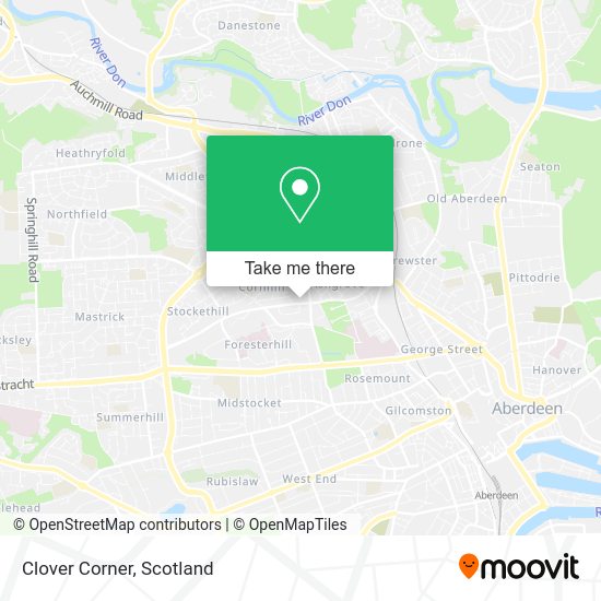 Clover Corner map