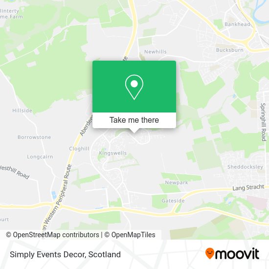 Simply Events Decor map