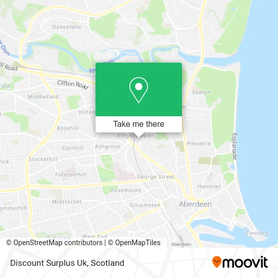 Discount Surplus Uk map