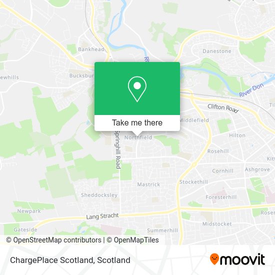 ChargePlace Scotland map