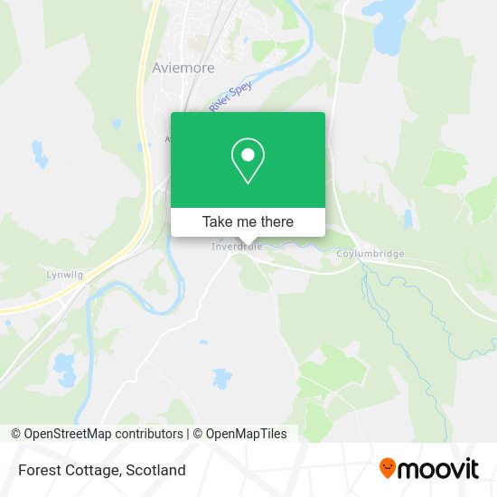 Forest Cottage map
