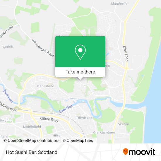 Hot Sushi Bar map