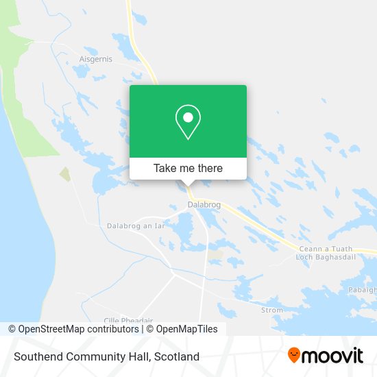 Southend Community Hall map