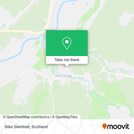 Bike Glenlivet map