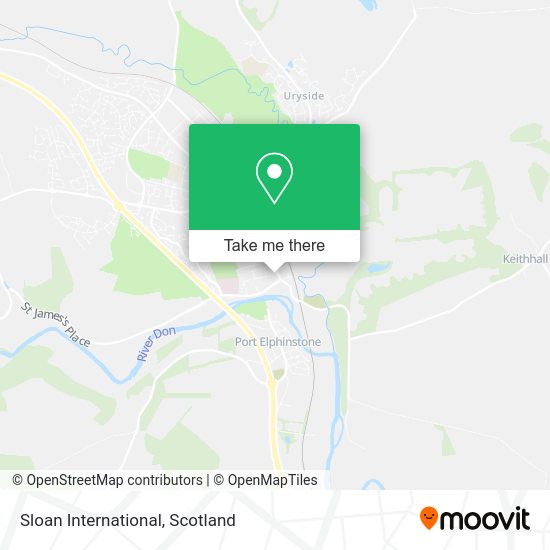 Sloan International map