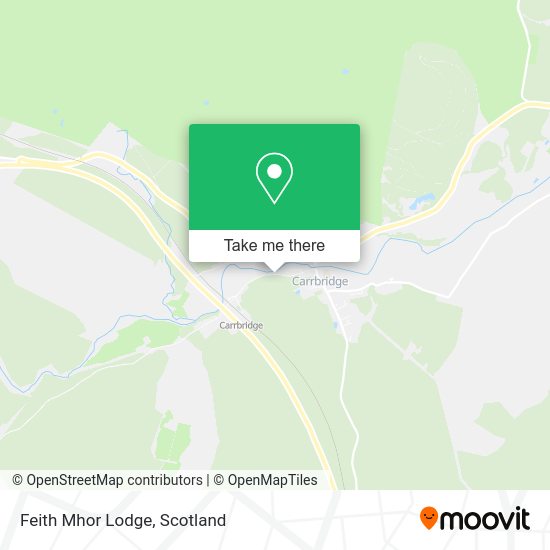 Feith Mhor Lodge map