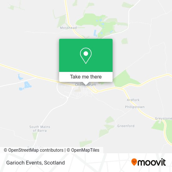 Garioch Events map
