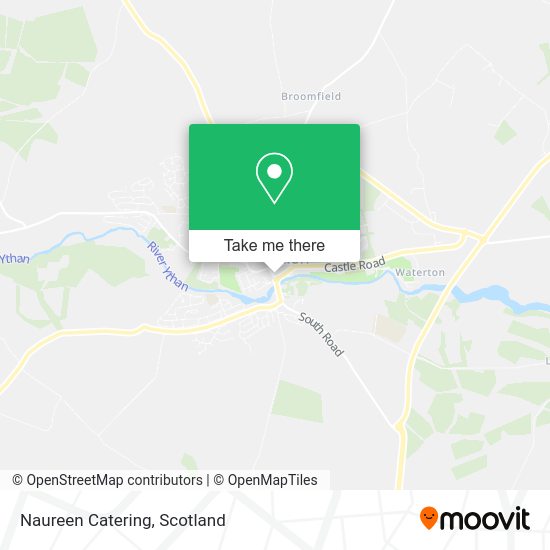 Naureen Catering map