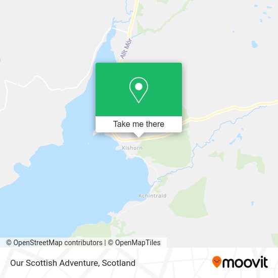 Our Scottish Adventure map
