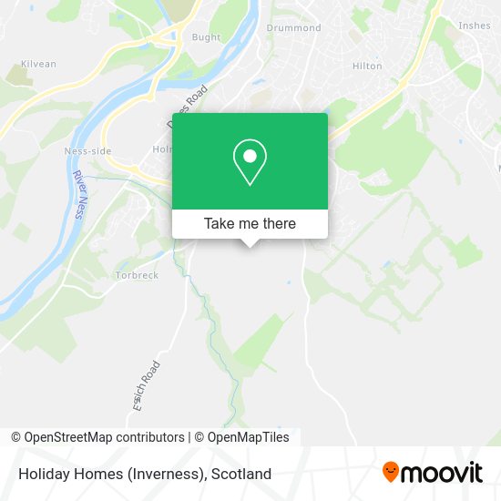 Holiday Homes (Inverness) map