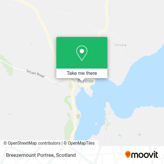 Breezemount Portree map