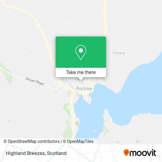 Highland Breezes map