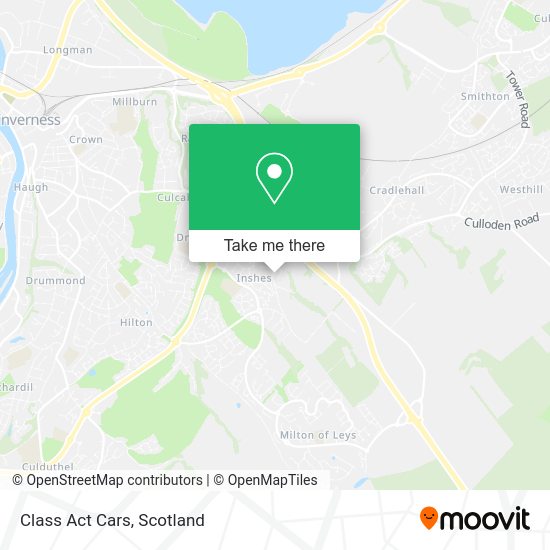 Class Act Cars map