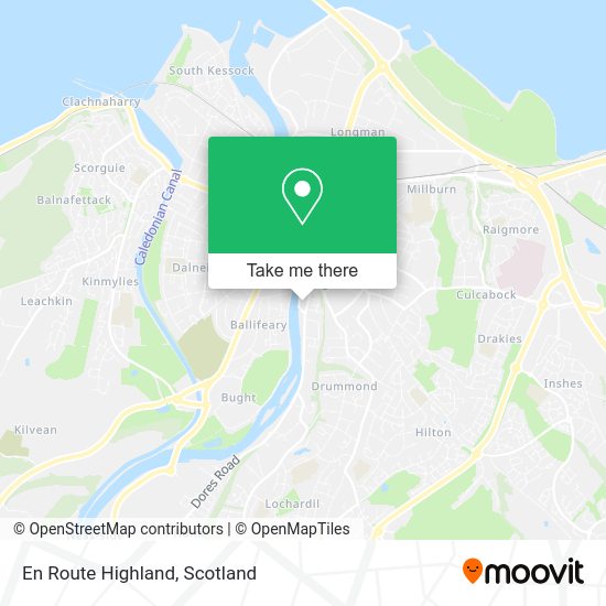 En Route Highland map