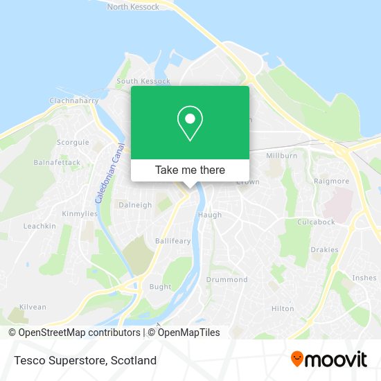 Tesco Superstore map