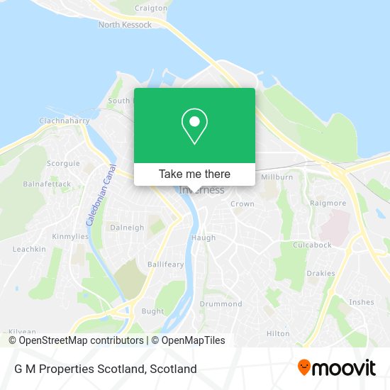 G M Properties Scotland map