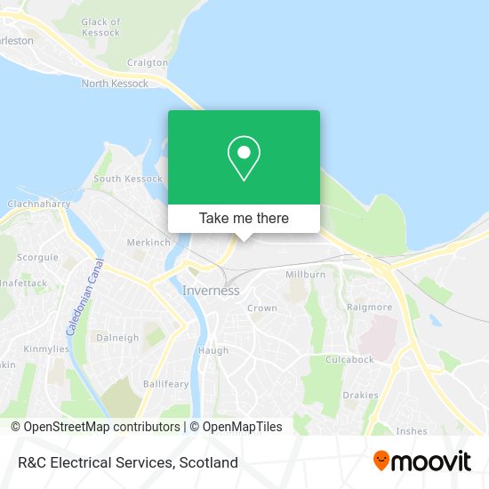 R&C Electrical Services map