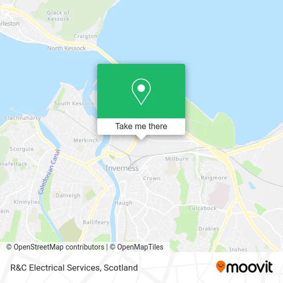 R&C Electrical Services map