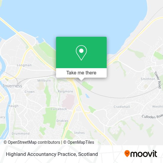 Highland Accountancy Practice map