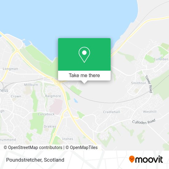 Poundstretcher map