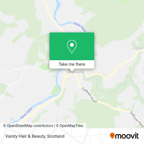 Vanity Hair & Beauty map