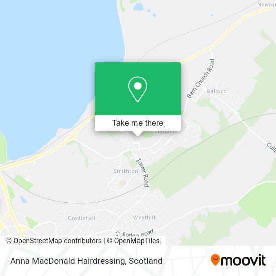 Anna MacDonald Hairdressing map