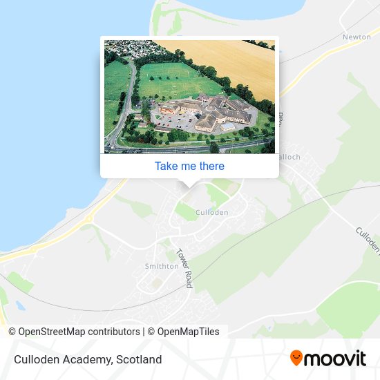 Culloden Academy map