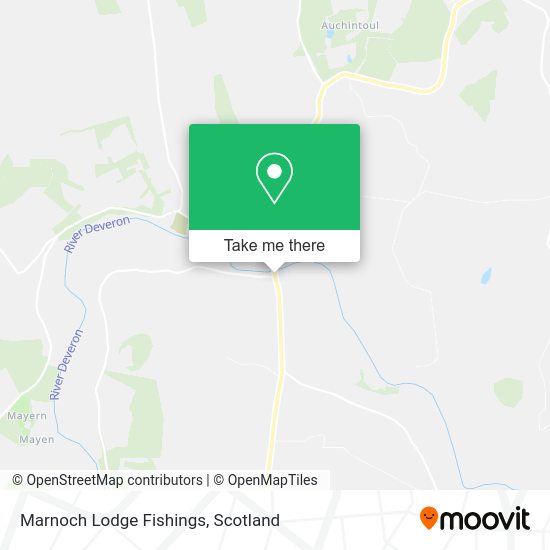 Marnoch Lodge Fishings map