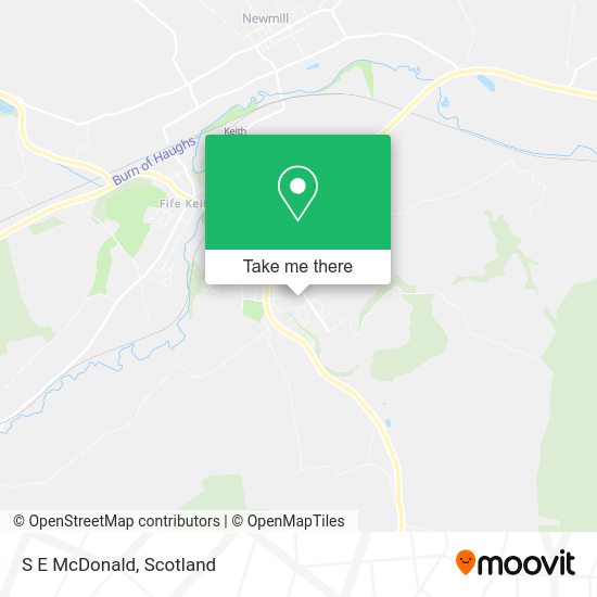 S E McDonald map